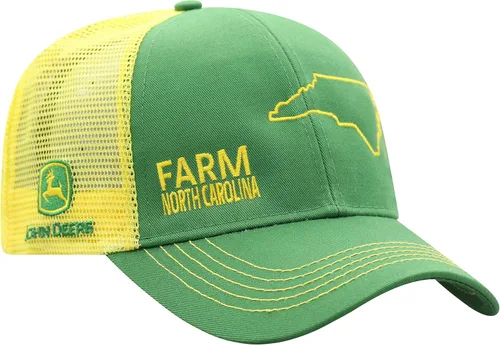 Vista 5 de John Deere Gorra de béisbol con logotipo y malla trasera con contraste, para hombre