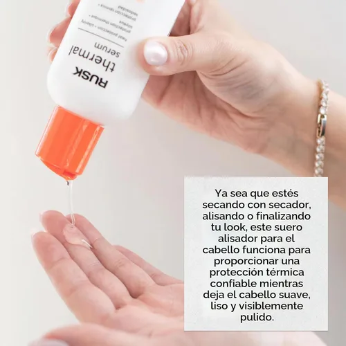 Vista 6 de RUSK Designer Collection Suero térmico con aceite de argán, 4.2 fl. oz.