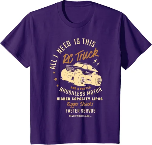 Vista 20 de Todo lo que necesito es este camión RC y una camiseta sin escobillas más rápida RC Motor Negro