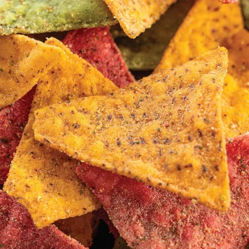 Vista 3 de Sensible Portions Garden Veggie Flavor Burst Tortilla Chips, Nacho, 6 onzas (paquete de 6)