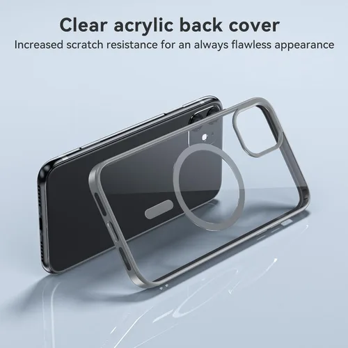 Vista 8 de Fin2feel Funda magnética para iPhone 11, con protector de pantalla de vidrio templado, [compatible con MagSafe], protección militar contra caídas a