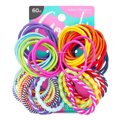 Vista 4 de Goody Elásticos Ouchless para niñas, 0.08 pulgadas, 72