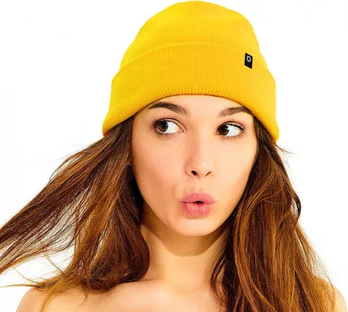 Vista 3 de DALIX Cuff Beanie Cap 12" in