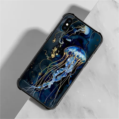 Vista 62 de Funda compatible con iPhone XR, diseño de elefantes africanos para niñas, diseño de patrón a prueba de golpes, antiarañazos, carcasa trasera