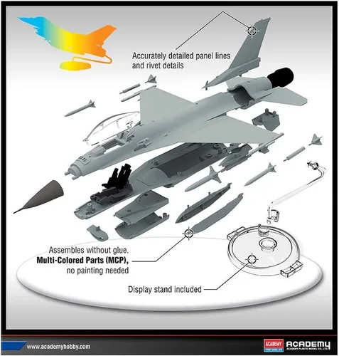 Vista 3 de F-16C USAF Caza Multirol MCP