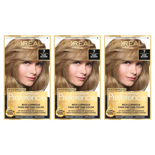 Vista 52 de L'Oreal Paris Superior Preference - Tinte permanente luminoso que desafía la decoloración para el cabello, tinte para el cabello hasta 9 semanas