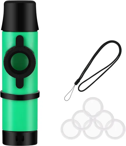 Vista 12 de RANMING Instrumento musical profesional Kazoo para adultos y amantes de la música, con 6 cañas adicionales para fiestas de cumpleaños, actuaciones