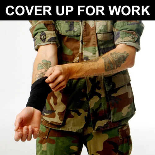 Vista 3 de Tat2X Ink Armor Premium - Funda para cubierta de tatuaje, antebrazo de 6 pulgadas.