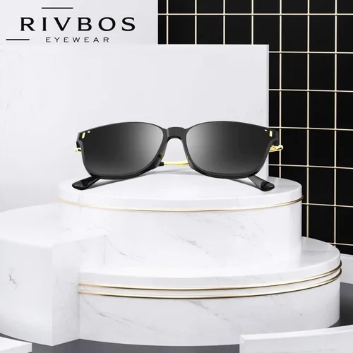 Vista 2 de WOOLIKE Gafas de sol de gran tamaño para mujer, protección UV 400 polarizada con patas de gafas ampliadas y elementos huecos