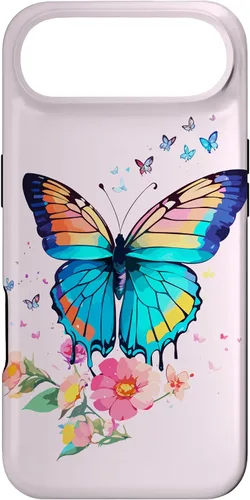 Vista 27 de iPhone 16 Mariposa Hermosa Mariposas Coloridas Amante Entomólogo Caso