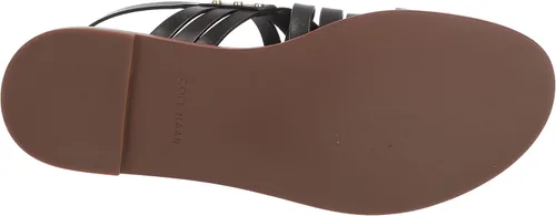 Vista 4 de Cole Haan Sandalias planas Francie para mujer, Wr Marine Blue - Gamuza acolchada