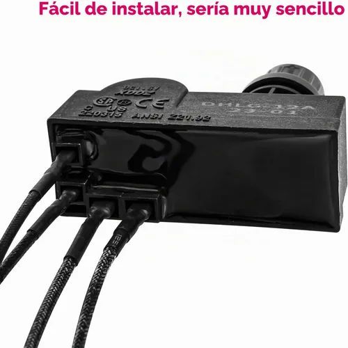 Vista 6 de Kit de reemplazo de encendido de parrilla DHLG-12 para Charbroil, encendido electrónico de 2 salidas y botón de interruptor con 6 cables