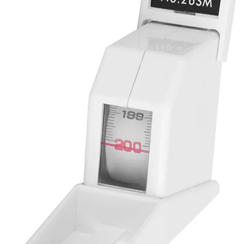 Vista 8 de Cinta métrica de altura, 6.6 ft retráctil para adultos y niños, herramienta de medición de metal para medición de altura (blanco)