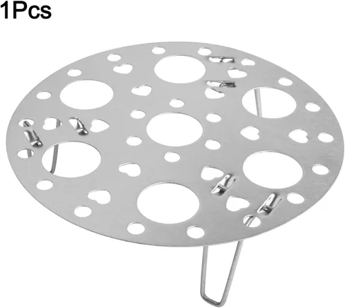 Vista 8 de Stainless Steel Steamer Rack Adjustable Dishwasher Safe