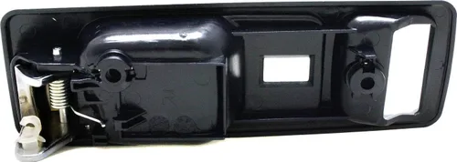 Vista 5 de Garage-Pro Juego de manijas de puerta interior compatibles con Honda Accord 1990-1993 Bisel azul oscuro con palanca cromada, con orificio
