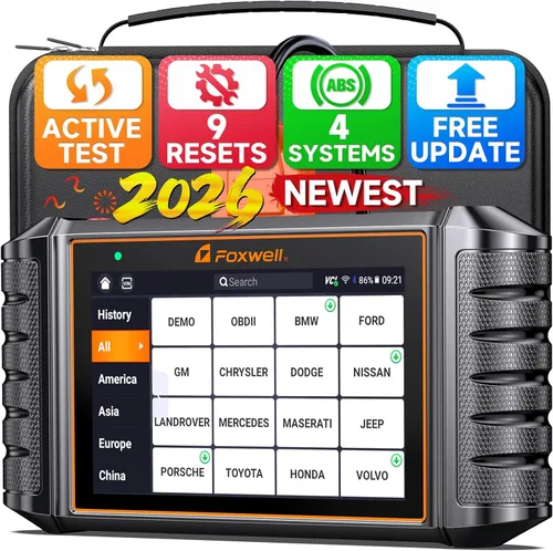 Vista 9 de FOXWELL NT716 Escáner OBD2, bidireccional, ABS, SRS, transmisión, motor, 9 reinicios, lector de códigos, diagnóstico purga ABS/SAS/luz