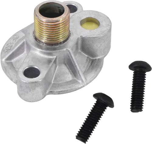 Vista 6 de KIPA Adaptador de filtro de aceite de repuesto para motores Chevy V8 de bloque pequeño SBC BBC Spin On Bypass 305 307 327 350 400 396 402 427 454#
