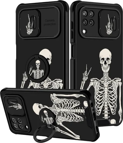 Vista 134 de Funda 2 en 1 para Samsung Galaxy S23 Ultra Flamingo para mujeres y niñas, diseño femenino de flamencos con cubierta deslizante para cámara y soporte