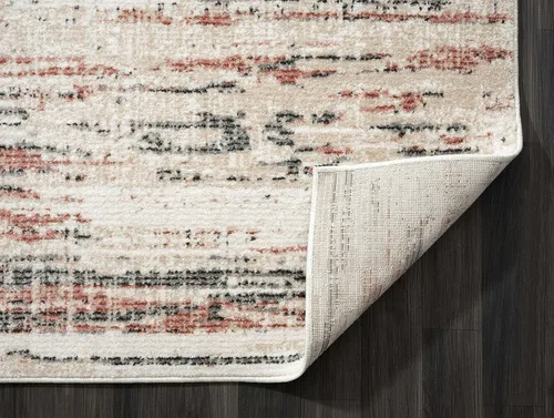 Vista 8 de Abani Laguna LAG110E - Líneas de goteo gris naranja (5'3" x 7'6")
