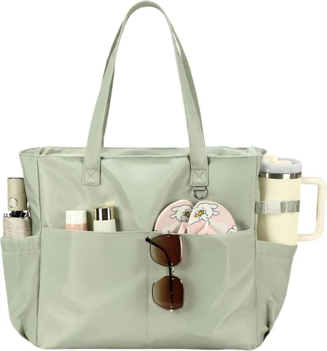 Vista 29 de Bluboon - Bolsa de playa impermeable para mujer, extra grande, con compartimento húmedo, para llevar de fin de semana, bolsa de piscina para viajes