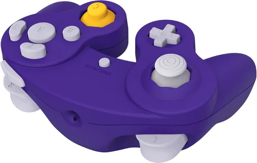 Vista 9 de eXtremeRate Placa frontal morada para Nintendo Gamecube Controller, cubierta de repuesto de agarre suave al tacto con botones para controlador