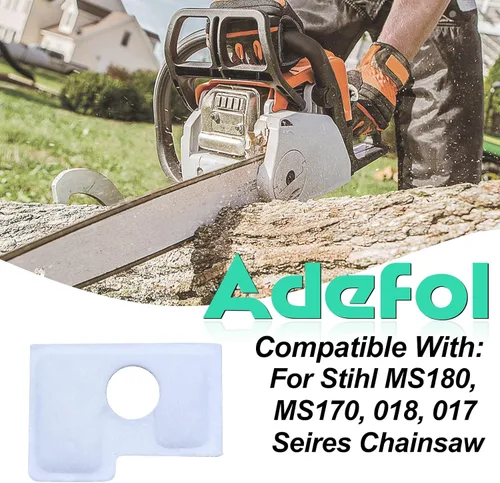 Vista 2 de Paquete de 5 filtros de aire para motosierra Stihl MS180 MS170 018 017 Seires, piezas de repuesto para motosierra ADEFOL, accesorios de filtro