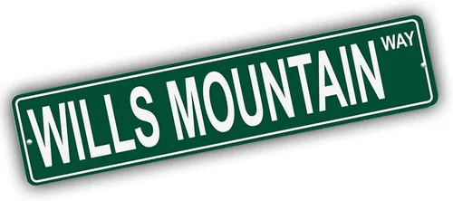 Vista 91 de Ohio Mountains Pick Your Mountain Compatible/repuesto para Acme Hill United States Mountain aluminio metal metal metal estilo letrero de calle