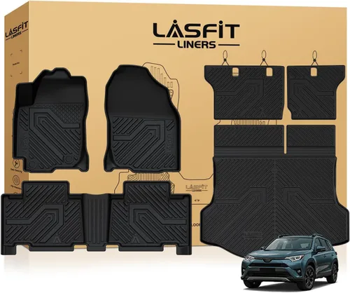 Vista 18 de LASFIT Alfombrillas de piso para Toyota Tacoma 2008-2011 Cabina de Acceso Transmisión Automática, Forro de Piso de Ajuste Personalizado para Todo