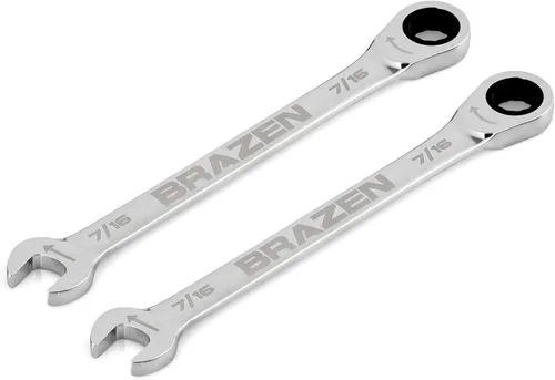 Vista 8 de BRAZEN Paquete de cinco llaves de trinquete de 1/2" (estándar)
