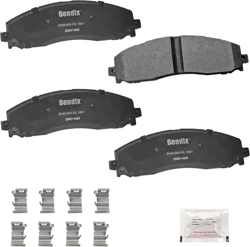 Vista 52 de Bendix Priority1 CFC154 - Juego de pastillas de freno de disco para Avanti II, Century, LeSabre, Regal, Riviera, chasis comercial, DeVille