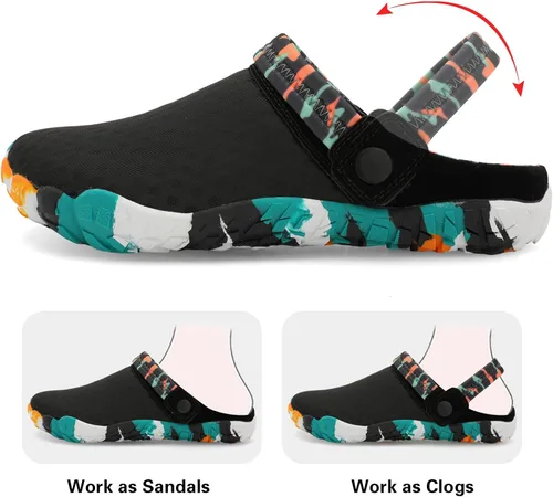 Vista 3 de Besroad Outdoor Hiking Slip on Sandals Sports Water Shoes Fashion Sneakers Slippers Classic Clogs for Women Men