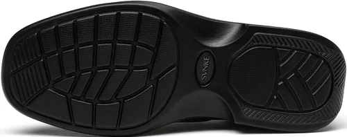 Vista 6 de Mocasines casuales sin cordones para hombre, zapatos elásticos con punta cuadrada, zapatos de vestir de boda, zapatos de lujo para oficina
