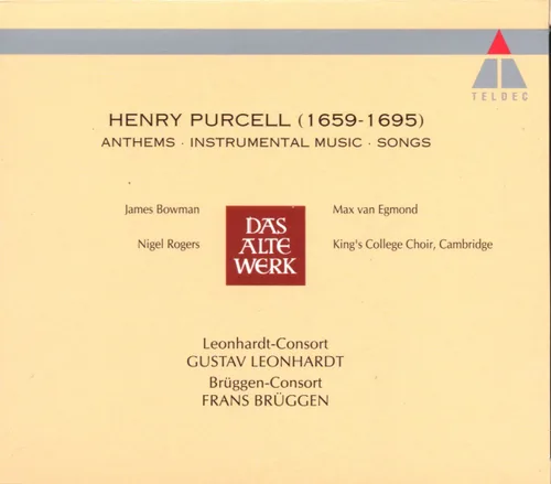 Vista 2 de Purcell: Anthems / Instrumental Music / Songs Audio CD – Clásica, 8 Junio 1993