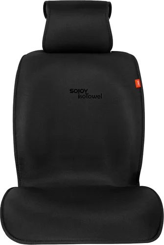 Vista 12 de IsoTowel Funda para Asiento Delantero de Automóvil - Protector de Asiento de Automóvil de Microfibra Absorbe Sudor - Secado Rápido Antideslizante