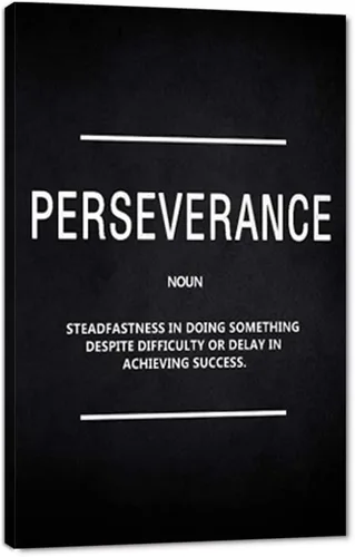Vista 58 de Arte de pared motivacional Zero Talent Required - Póster de 10 claves del éxito, impresiones con citas positivas, decoración inspiradora de pared