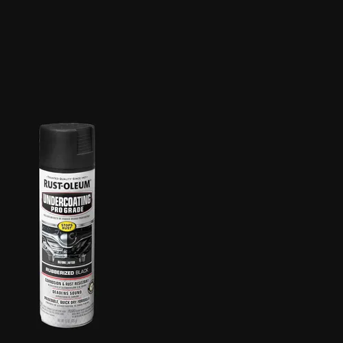 Vista 2 de Aerosol de pintura básica automático de 15 onzas Rust-Oleum 248656, negro profesional Prevención de óxido y corrosión, revestimiento automotriz