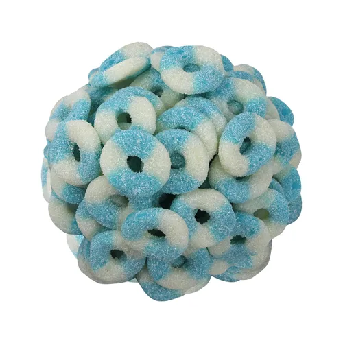 Vista 20 de Smarty Stop Mini anillos de gomita agria Candy GummiRoos (1 libra (paquete de 1), surtido)
