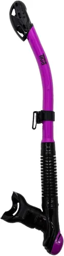 Vista 10 de SHERWOOD SCUBA Snorkel Super Dry con protección contra salpicaduras y válvula de sellado: Tiga Snorkel Negro