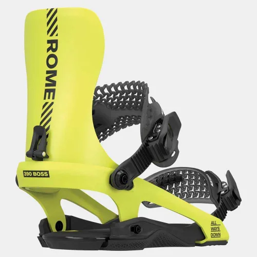 Vista 3 de Fijaciones de snowboard Rome 390 Boss en blanco 2023 Acid
