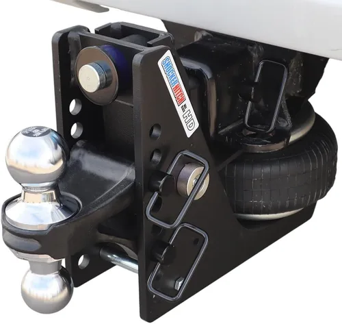 Vista 10 de Shocker HD Max Air Enganche y Bola Combinada, Se Adapta a Enganche de 2-1/2" Combo Negro Bolas de 2" y 2-5/16