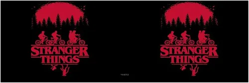 Vista 4 de Netflix Stranger Things SIMPLE POSTER - Taza de viaje de acero inoxidable, 27 onzas, multicolor
