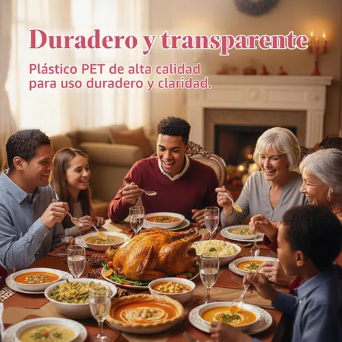 Vista 2 de Prestee Paquete de 100 cucharas de plástico transparente a granel, cucharas de plástico resistentes de 6 pulgadas para bodas, fiestas y eventos
