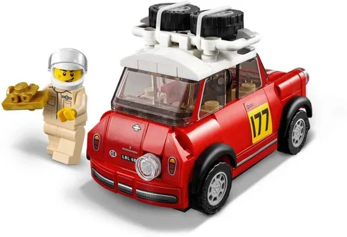 Vista 4 de LEGO Speed Champions 1967 Mini Cooper S Rally y 2018 MINI John Cooper Works Buggy 75894 Kit de construcción (481 piezas)