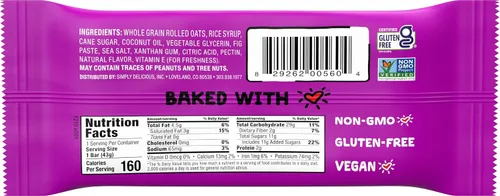 Vista 4 de Bobo's Paquete variado de barras de higo, sabores originales y arándanos (20 unidades) Gluten Free Breakfast Bars, Healthy Snacks for Adults &