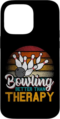 Vista 21 de iPhone 16 Bowling - Better Than Therapy Bowler Case