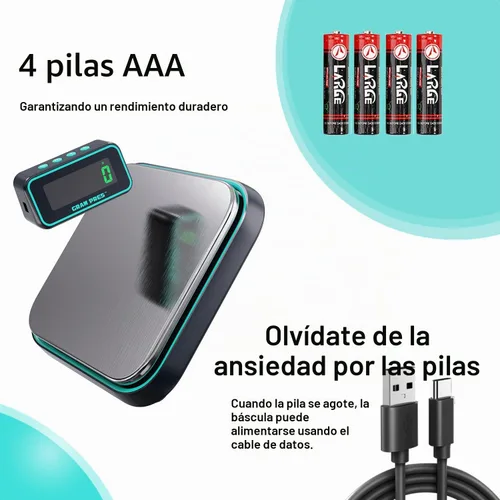 Vista 5 de GRAM PRES Báscula de envío digital, escala postal de alta precisión de 86