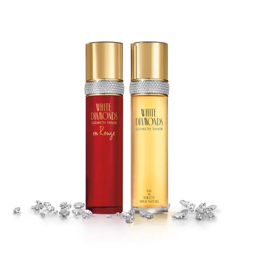 Vista 3 de Elizabeth Taylor Perfume para mujer, White Diamonds En Rouge, Eau De Toilette EDT Spray, 3.3 Fl Oz
