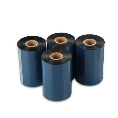 Vista 6 de Cinta de transferencia térmica - Cinta de impresora de cera premium de 1 pulgada de núcleo de tinta - 1 rollo (4.33" x 1476') 110mm450m para Zebra
