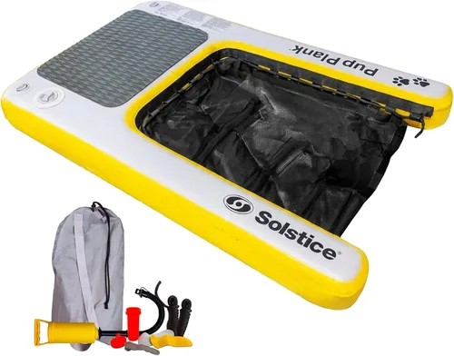 Vista 10 de SOLSTICE Inflatable Pup Plank, Dog Water Ramp for Boats & Docks, Boost Step