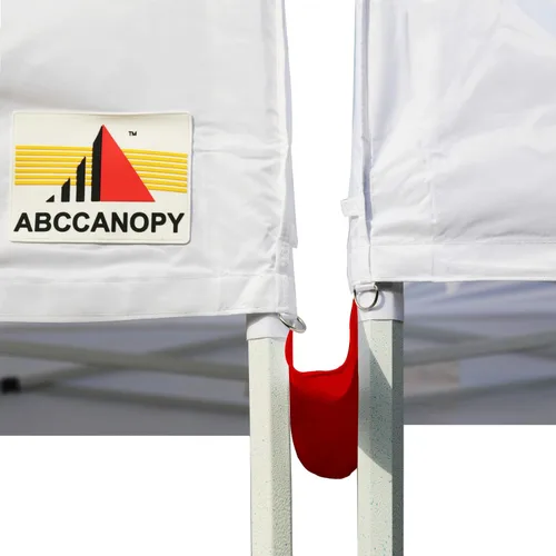 Vista 11 de ABCCANOPY Canaleta de lluvia de 10 pies para toldo desplegable (blanco)